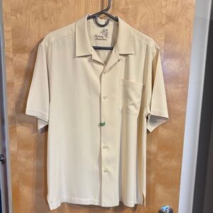 Tommy Bahama Men's Tan Short Sleeve Shirt
